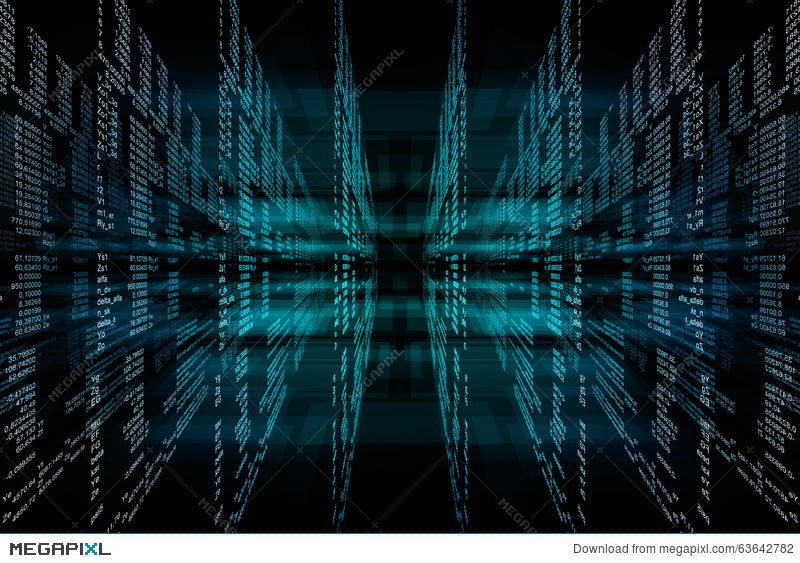 Virtual Abstract Fantasy Cyber Background Illustration 63642782 Megapixl