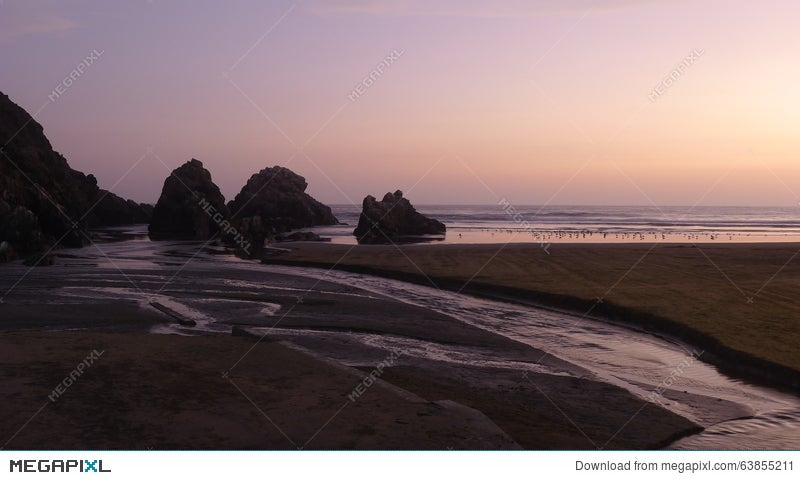 Sunset In Totoritas Beach Resort Of Lima Peru Stock Photo 63855211 Sunset In Totoritas Beach Resort Of Lima Peru