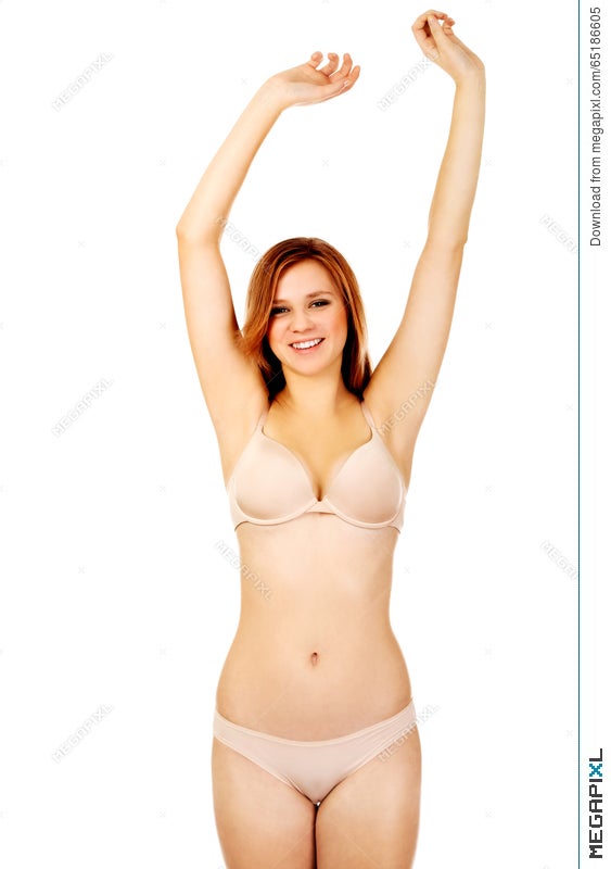 Sexy Young Woman Bra Panties Looking Stock Photo 1544651846