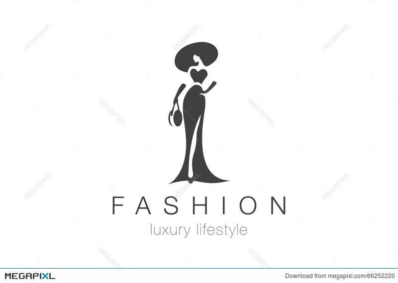 Logo Woman Fashion Template Vector