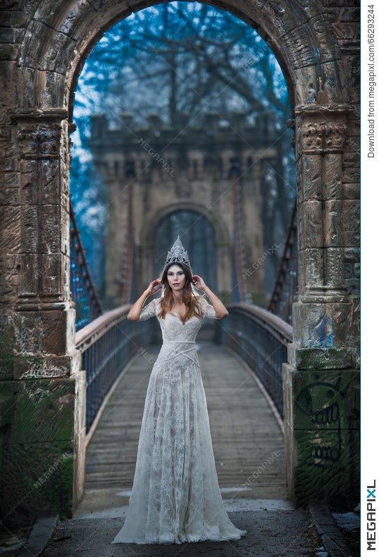 White Dress Tiara