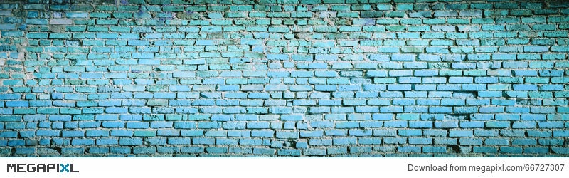 Background Of Blue Brick Wall Pattern Texture. High Resolution P Stock  Photo 66727307 - Megapixl