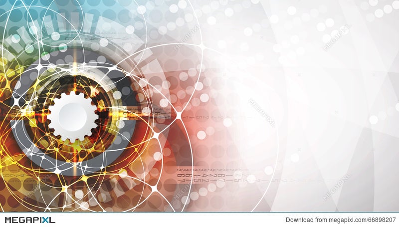 Abstract Digital Web Site Header Banner Background Illustration