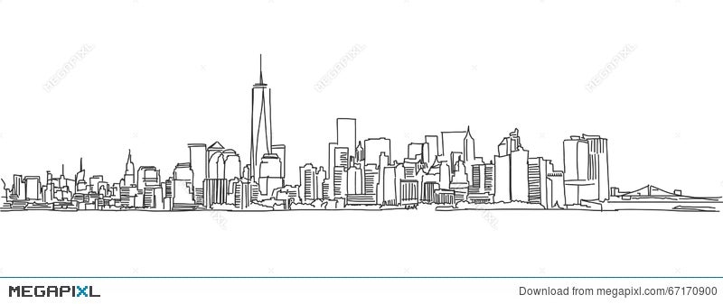 Ariella RomanovvonReuss  City Sketch New York