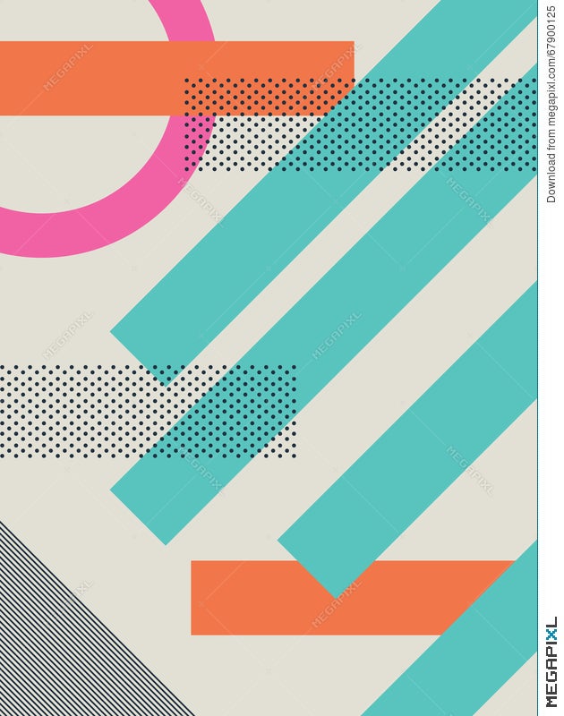 Seamless geometric pattern in retro 80s style Doodle geometric shapes  Abstract vector background Retro memphis design Perfect for HD phone  wallpaper  Peakpx