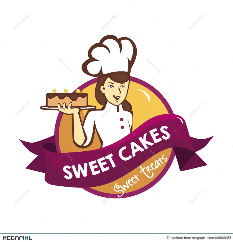 Illussion Cake Logo Free Download