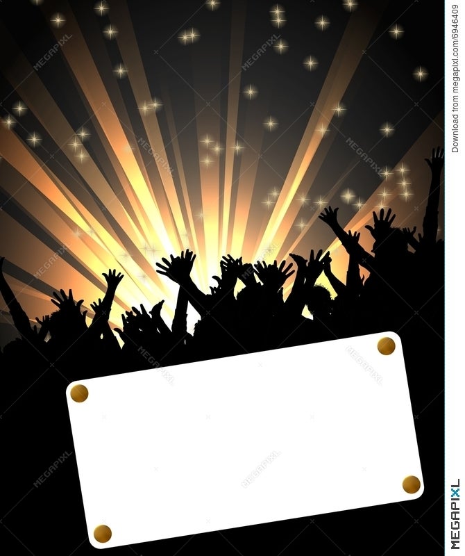 Party Background With Banner Illustration 6946409 - Megapixl