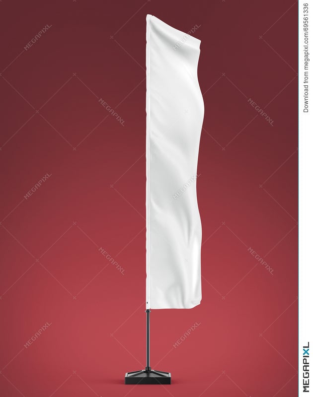 Download White Blank Expo Banner Stand Beach Flag Trade Show Expo Event Booth Render Illustration Template Mockup For Your Desi Illustration 69561336 Megapixl