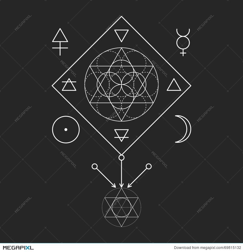 Alchemical Symbols Temporary Tattoo - Set of 3 – Tatteco