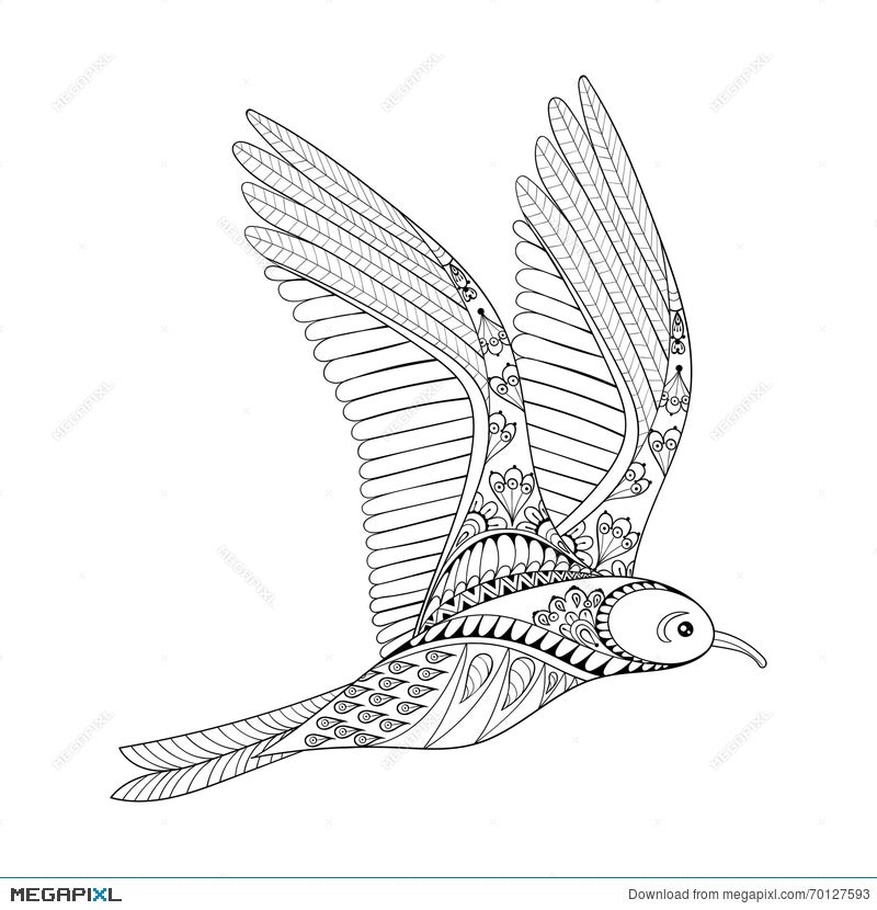 seagull drawing tattoo