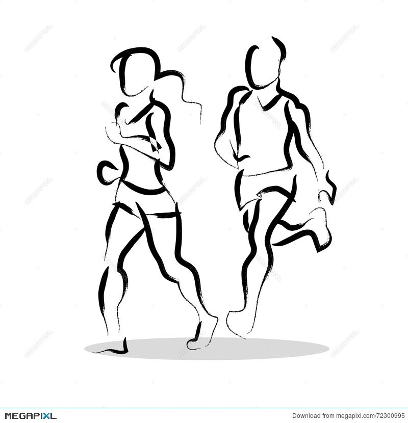 Fitness Pictures Drawing