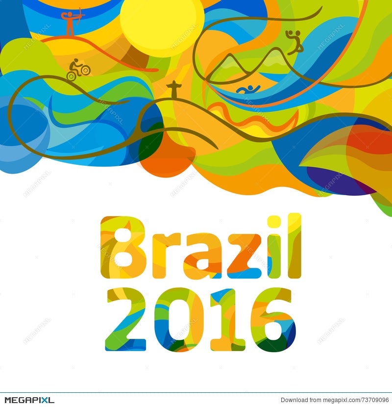 Rio 16 Abstract Colorful Background Illustration Megapixl