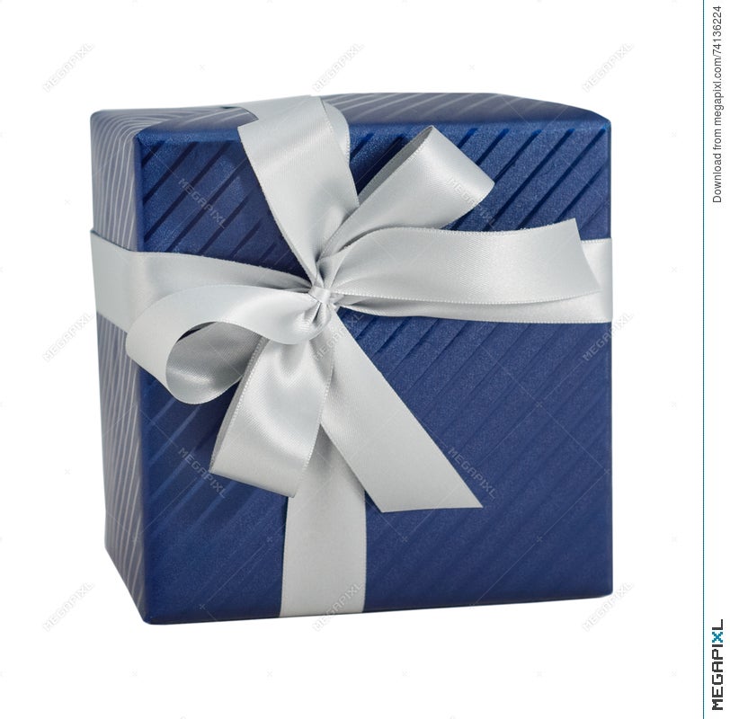 blue wrapping ribbon