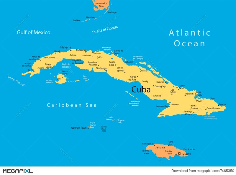 map of jamaica and cuba Cuba And Jamaica Map Illustration 7465350 Megapixl map of jamaica and cuba