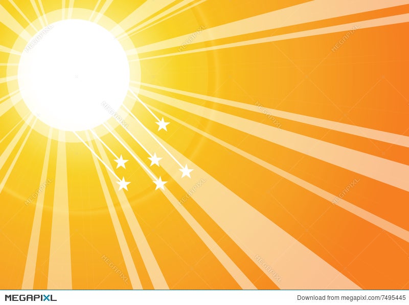 Sun Rays Illustration Megapixl