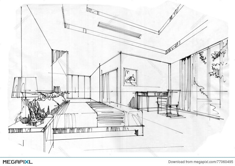Details 86+ interior design room sketch best - seven.edu.vn