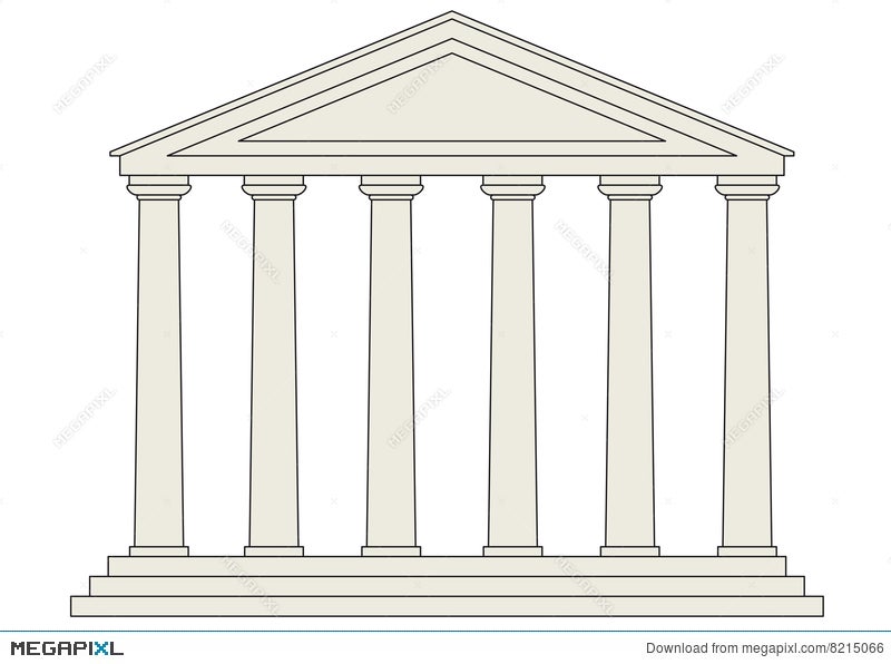 Ancient Greek Temple Pencil Sketch Carto  Stock Video  Pond5