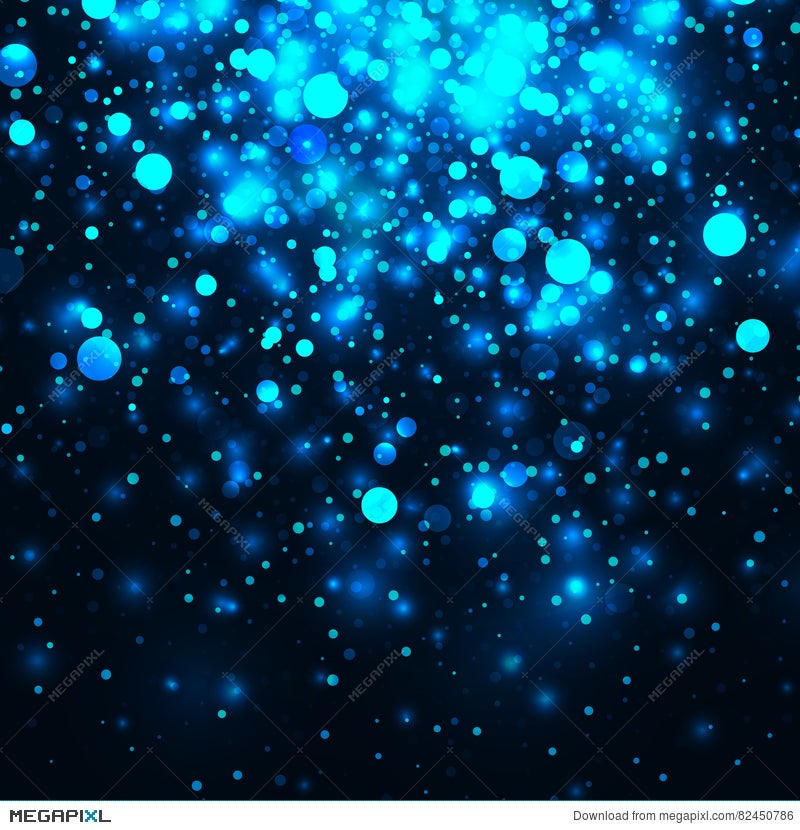 Vector Blue Glowing Light Glitter Background. Magic Glow Light Effect. Star  Burst With Sparkles On Dark Background Illustration 82450786 - Megapixl