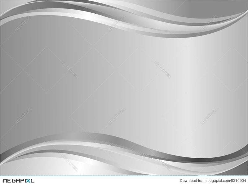 Elegant Silver Background With Waves Illustration Megapixl