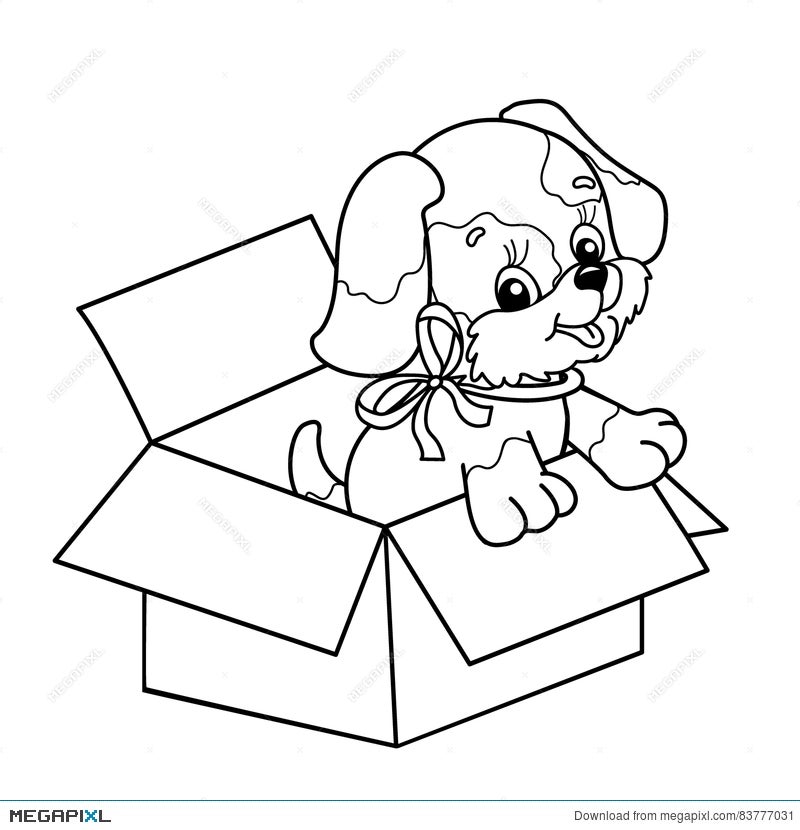 Puppy Cute Dog Outline - cuteanimals