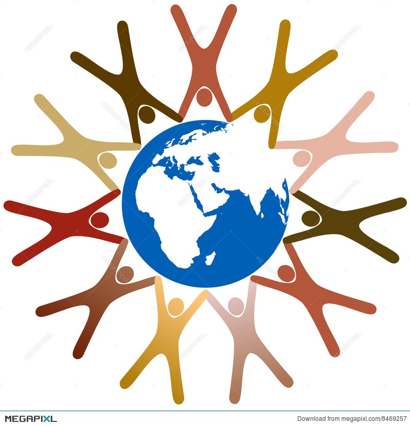 hands around earth clipart