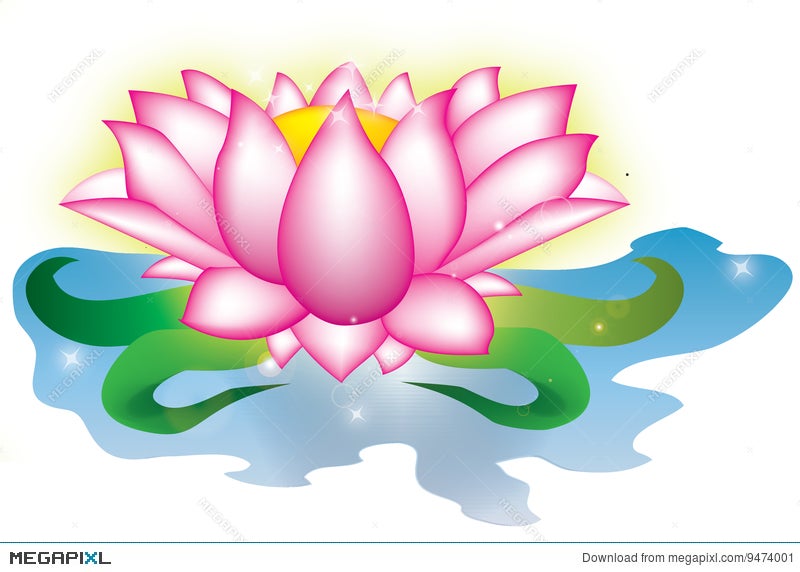 Magic Lotus Illustration 9474001 - Megapixl
