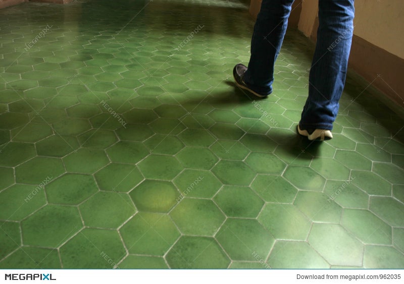 Green Tile Floor In An Ancient Building Stock Photo 962035 Megapixl Green Tile Floor In An Ancient Building