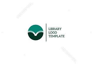 Library logo template