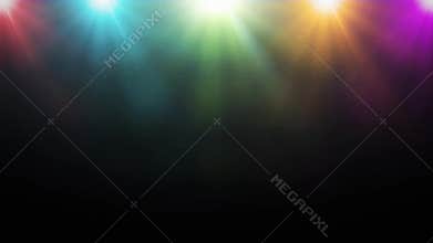 4k Flash multicolored spotlight background