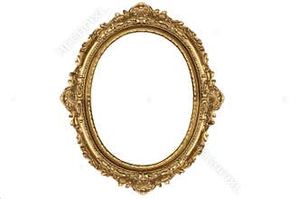 Old antique gold frame