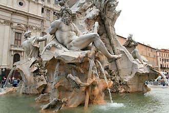 Piazza Navona Fountain, Rome