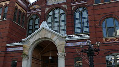 Victorian facade of the Smithsonian Castle, Washington DC, USA