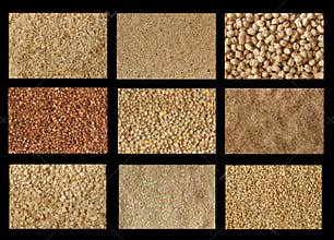 Grains textures