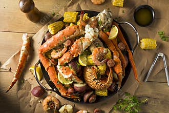 Homemade Cajun Seafood Boil