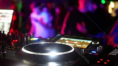 DJ dance party people