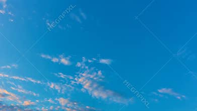 Sky and fantastic clouds at sundown