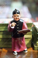 Businessman, clay figure
