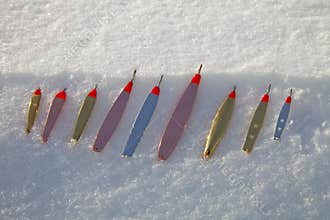 Ice fishing spoon