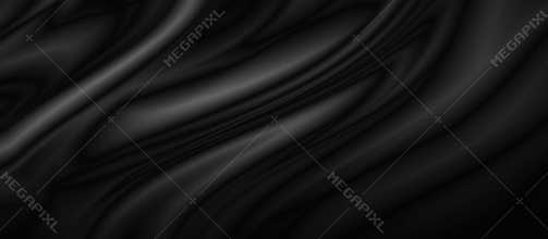 Black luxury fabric background with copy space
