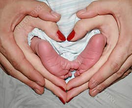 Lovely little babies feet