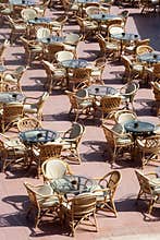 Outdoor restaurant - the tables