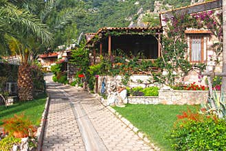 Turkish city by the sea