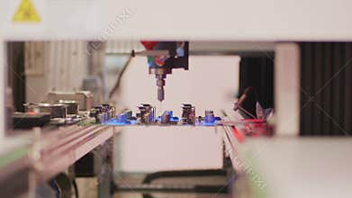 Automated selective conformal coating board by robot system