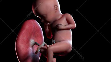A human fetus week 32