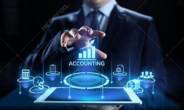 Accounting Accountancy Banking Calculation Business finance concept.