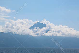 Mount Athos in Greece