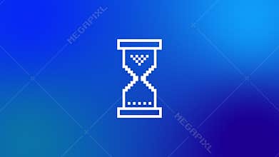 Animated hourglass