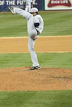 High Leg Kick Pitcher
