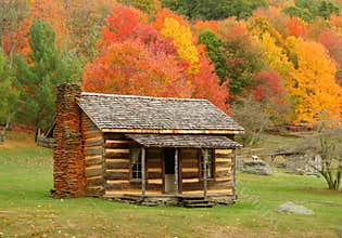 Cabin in Autumn