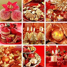 Christmas collage